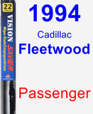 Passenger Wiper Blade for 1994 Cadillac Fleetwood - Vision Saver