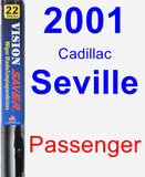 Passenger Wiper Blade for 2001 Cadillac Seville - Vision Saver
