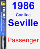 Passenger Wiper Blade for 1986 Cadillac Seville - Vision Saver