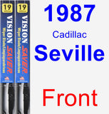 Front Wiper Blade Pack for 1987 Cadillac Seville - Vision Saver