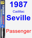 Passenger Wiper Blade for 1987 Cadillac Seville - Vision Saver