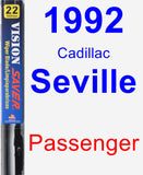 Passenger Wiper Blade for 1992 Cadillac Seville - Vision Saver
