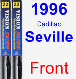 Front Wiper Blade Pack for 1996 Cadillac Seville - Vision Saver