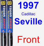 Front Wiper Blade Pack for 1997 Cadillac Seville - Vision Saver