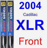 Front Wiper Blade Pack for 2004 Cadillac XLR - Vision Saver