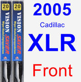 Front Wiper Blade Pack for 2005 Cadillac XLR - Vision Saver