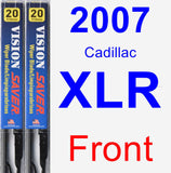 Front Wiper Blade Pack for 2007 Cadillac XLR - Vision Saver