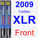 Front Wiper Blade Pack for 2009 Cadillac XLR - Vision Saver