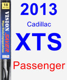 Passenger Wiper Blade for 2013 Cadillac XTS - Vision Saver