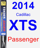 Passenger Wiper Blade for 2014 Cadillac XTS - Vision Saver