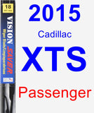 Passenger Wiper Blade for 2015 Cadillac XTS - Vision Saver
