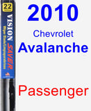 Passenger Wiper Blade for 2010 Chevrolet Avalanche - Vision Saver