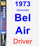 Driver Wiper Blade for 1973 Chevrolet Bel Air - Vision Saver