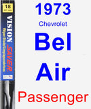 Passenger Wiper Blade for 1973 Chevrolet Bel Air - Vision Saver