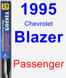 Passenger Wiper Blade for 1995 Chevrolet Blazer - Vision Saver
