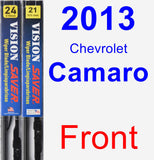 Front Wiper Blade Pack for 2013 Chevrolet Camaro - Vision Saver