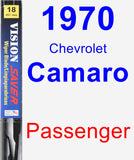 Passenger Wiper Blade for 1970 Chevrolet Camaro - Vision Saver