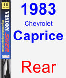 Rear Wiper Blade for 1983 Chevrolet Caprice - Vision Saver