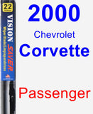 Passenger Wiper Blade for 2000 Chevrolet Corvette - Vision Saver