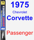 Passenger Wiper Blade for 1975 Chevrolet Corvette - Vision Saver