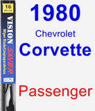 Passenger Wiper Blade for 1980 Chevrolet Corvette - Vision Saver