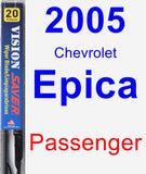 Passenger Wiper Blade for 2005 Chevrolet Epica - Vision Saver