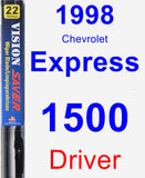 Driver Wiper Blade for 1998 Chevrolet Express 1500 - Vision Saver