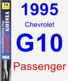 Passenger Wiper Blade for 1995 Chevrolet G10 - Vision Saver