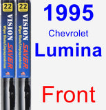 Front Wiper Blade Pack for 1995 Chevrolet Lumina - Vision Saver