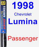 Passenger Wiper Blade for 1998 Chevrolet Lumina - Vision Saver