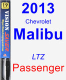 Passenger Wiper Blade for 2013 Chevrolet Malibu - Vision Saver