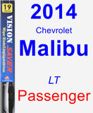 Passenger Wiper Blade for 2014 Chevrolet Malibu - Vision Saver