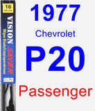 Passenger Wiper Blade for 1977 Chevrolet P20 - Vision Saver