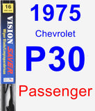 Passenger Wiper Blade for 1975 Chevrolet P30 - Vision Saver