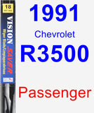 Passenger Wiper Blade for 1991 Chevrolet R3500 - Vision Saver