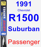 Passenger Wiper Blade for 1991 Chevrolet R1500 Suburban - Vision Saver