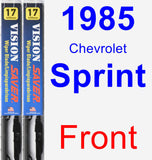 Front Wiper Blade Pack for 1985 Chevrolet Sprint - Vision Saver