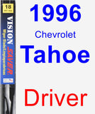 Driver Wiper Blade for 1996 Chevrolet Tahoe - Vision Saver