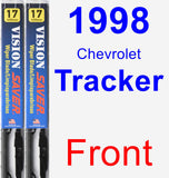 Front Wiper Blade Pack for 1998 Chevrolet Tracker - Vision Saver