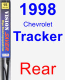 Rear Wiper Blade for 1998 Chevrolet Tracker - Vision Saver