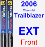 Front Wiper Blade Pack for 2006 Chevrolet Trailblazer EXT - Vision Saver