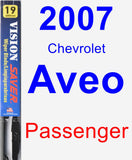 Passenger Wiper Blade for 2007 Chevrolet Aveo - Vision Saver