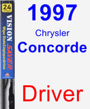 Driver Wiper Blade for 1997 Chrysler Concorde - Vision Saver