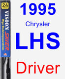 Driver Wiper Blade for 1995 Chrysler LHS - Vision Saver