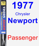 Passenger Wiper Blade for 1977 Chrysler Newport - Vision Saver