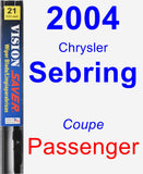 Passenger Wiper Blade for 2004 Chrysler Sebring - Vision Saver