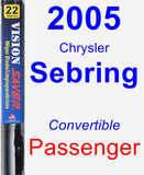 Passenger Wiper Blade for 2005 Chrysler Sebring - Vision Saver