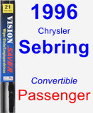 Passenger Wiper Blade for 1996 Chrysler Sebring - Vision Saver