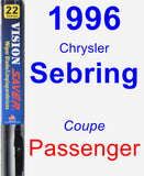 Passenger Wiper Blade for 1996 Chrysler Sebring - Vision Saver