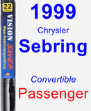 Passenger Wiper Blade for 1999 Chrysler Sebring - Vision Saver